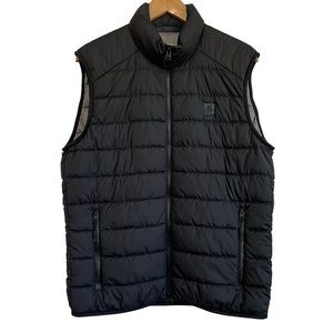 Marc O’ Polo Quilted Waistcoat Vest Recycled Fabric Black Men’s Medium
